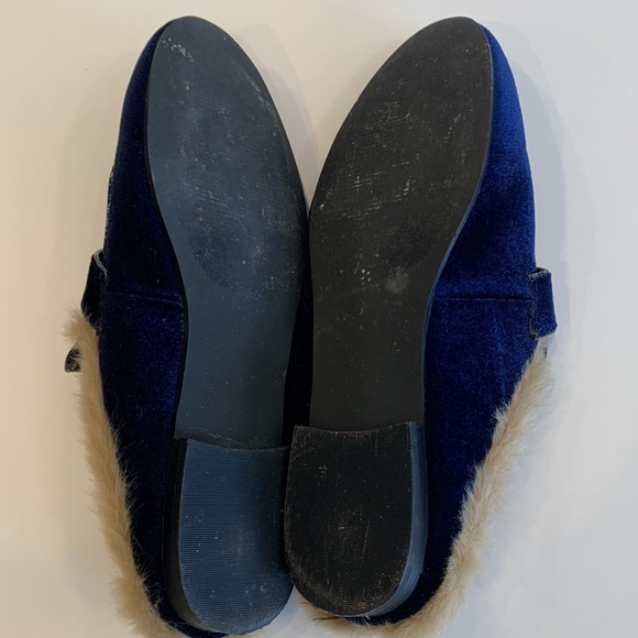 Steve Madden Kaden/Kade01S1 Blue Velvet Mules, 10M - Picture 12 of 14
